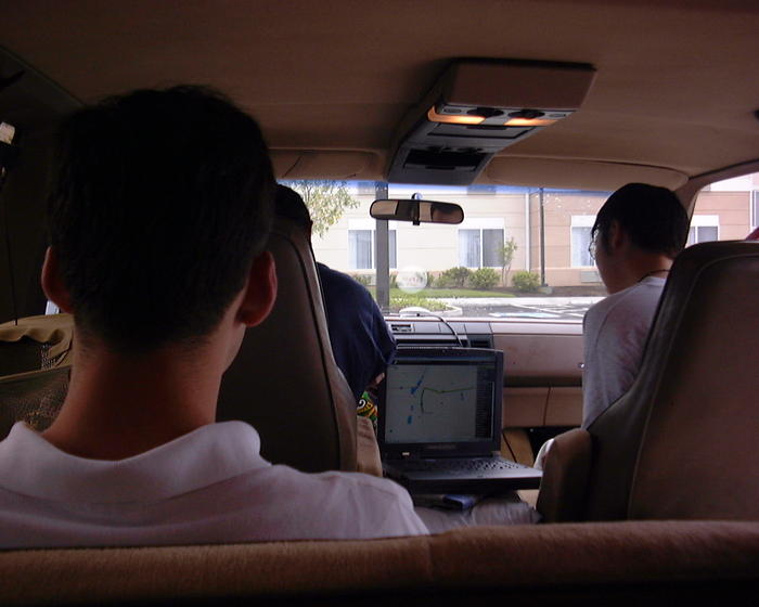Traveling in the van