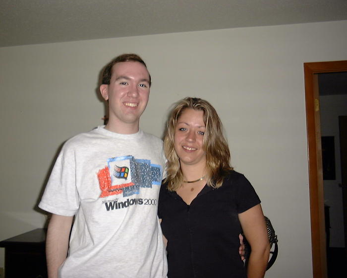 May 27: Mike's with his cousin, Brenda (Pittsburgh)