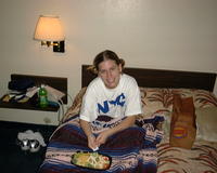 May 27: Heather at the hotel (Pittsburgh)