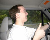 May 28: Mike driving (Pittsburgh)