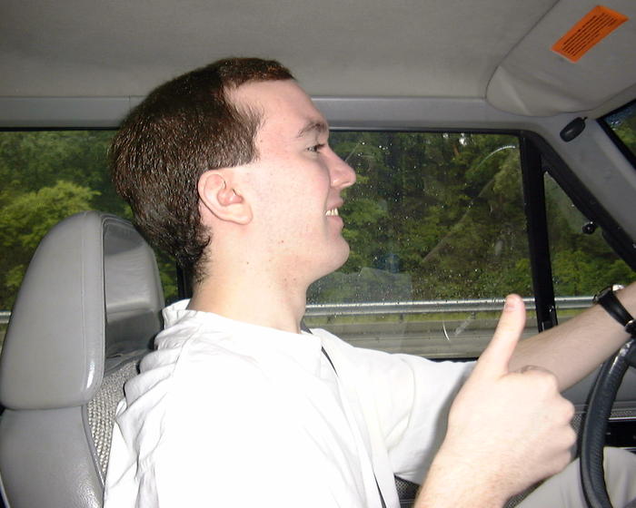May 28: Mike driving (Pittsburgh)