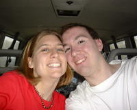 May 28: Mike and Heather in the Jeep (Pittsburgh)