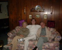May 28: Mike with grandparents (Pittsburgh)