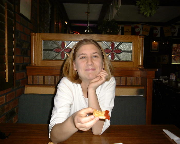 May 29: Heather at Pizza Hut (Illinois)