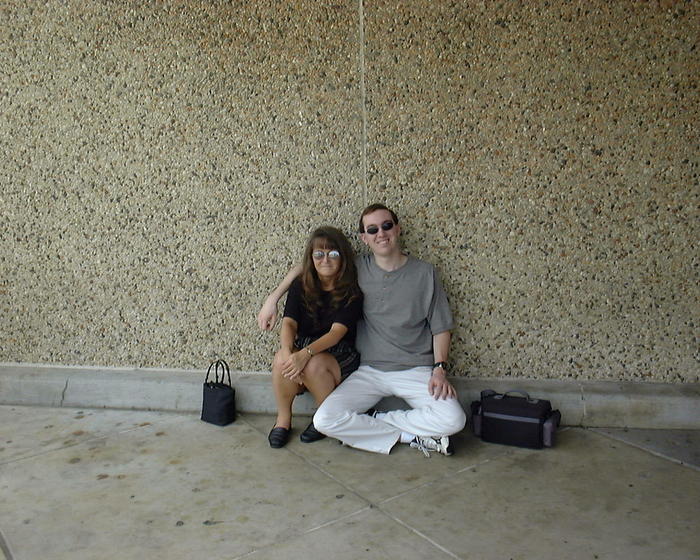 June 1: Mike and his cousin Dottie (Bloomington, IL)
