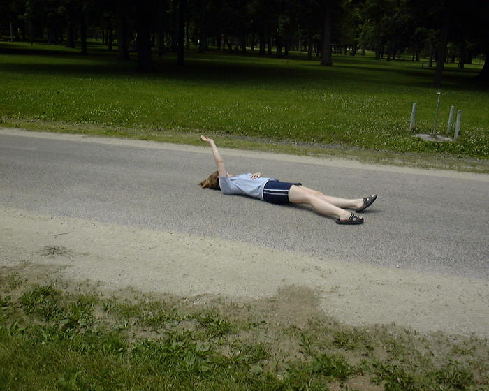 June 2: Amanda on the road for some reason (Illinois)