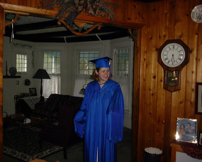 June 2: Amanda before graduation (Illinois)