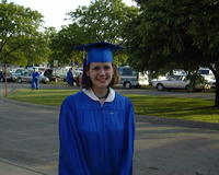 June 2: Amanda at graduation (Illinois)