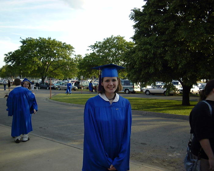 June 2: Amanda at graduation (Illinois)