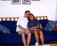 August 1999: Inside the beach house