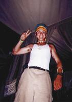 July 1999: Glenn, Mike's little bro, in the tent