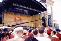 July 1999: One of the Woodstock 99 stages