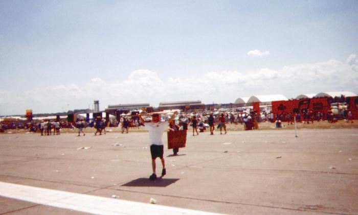 July 1999: Woodstock Wall, what wall?