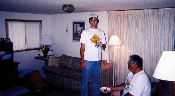 June 1999: Bob and 'Uncle Pat' in Missouri