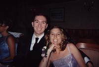 Heather and Mike at dinner before Prom 2000