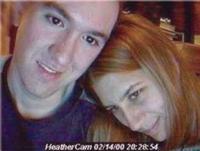 Mike and Heather on her new webcam, 2/14/2000