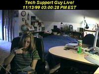Heather having fun with Mike's cam, 11/13/1999