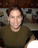 April 2000: Heather posing