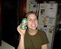 April 2000: Heather posing