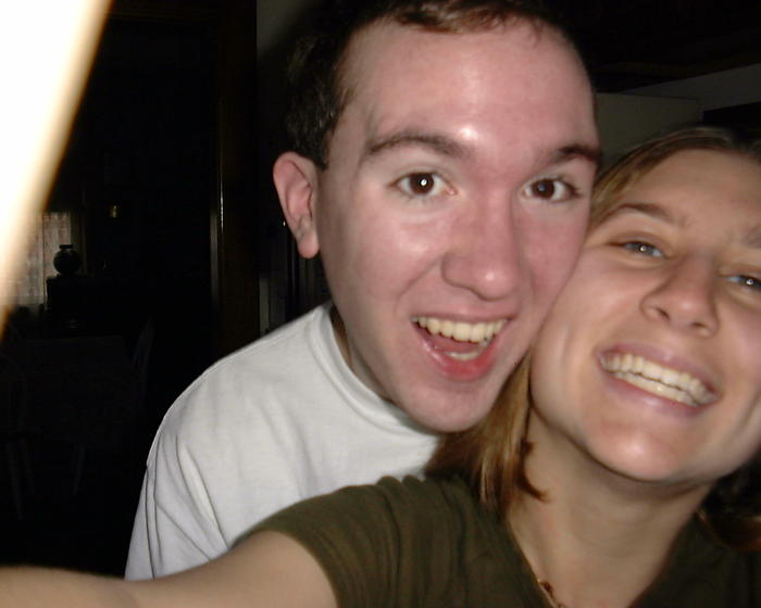 April 2000: Mike & Heather posing