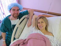 A very happy Daddy and Mommy