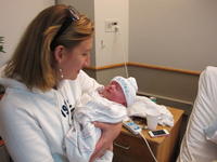 Heather with nephew Mason John Cermak