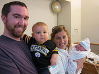 Mike, Cameron, Heather, and Mason