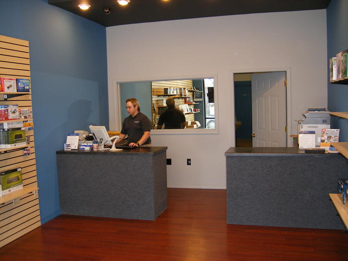 Rob at the new store