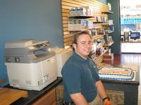 Robbie in the store