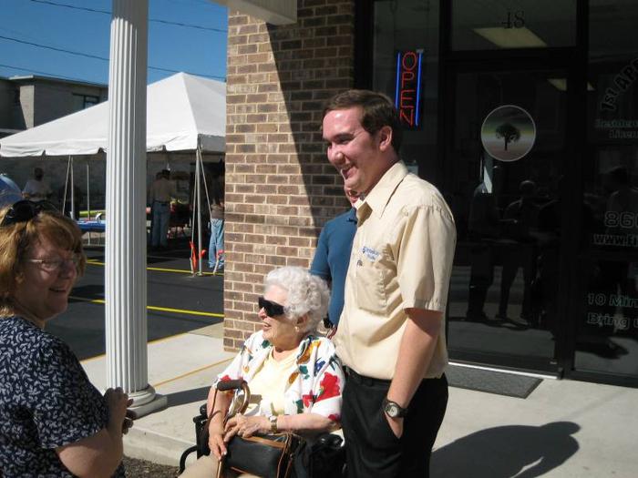 Mike with Mollie Lyons