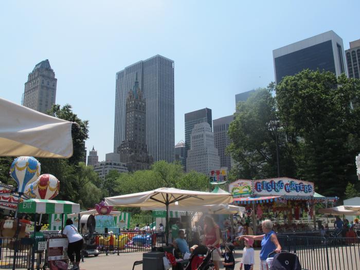 Rides in Central Park.