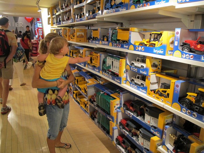 A wall of trucks = heaven.