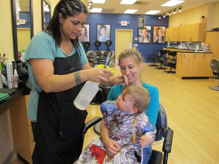 First Haircut! (May 3, 2012)