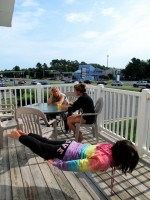 Serious planking.