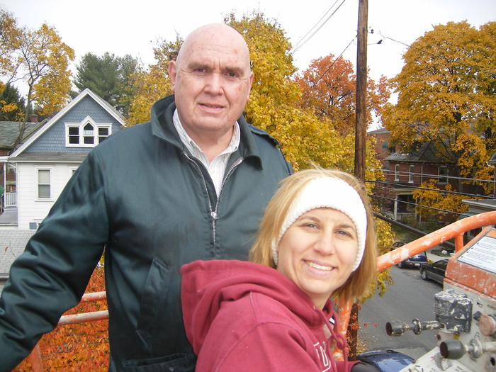 Mike's Dad & Heather.