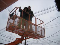 Mike & Heather near the electric.