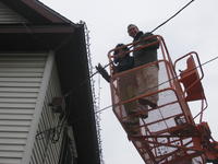 Mike & Heather near the electric.