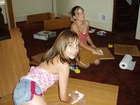 Heather's sisters help