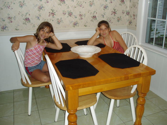 And the kitchen table