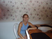 Heather at the table