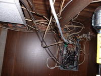 The electric panel: BEFORE