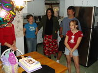 Heather's family: Ashlyn, Mom, Dad, Kayla