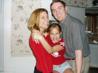 Heather & Mike with Kayla