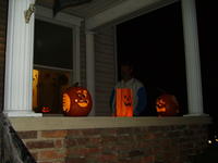 Heather's father at our home in Chambersburg