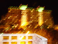 Cancun Palace from the mini golf course.
