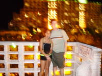 Heather & Mike at the mini golf course.