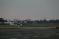 It started to snow just as we landed