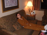 Heather taking it easy