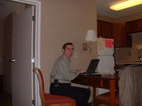 Mike being a geek, as usual