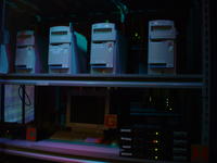 The "servers" that run some of the exhibits